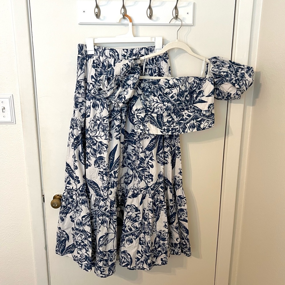 Abercrombie Emerson Poplin Blue Floral Set